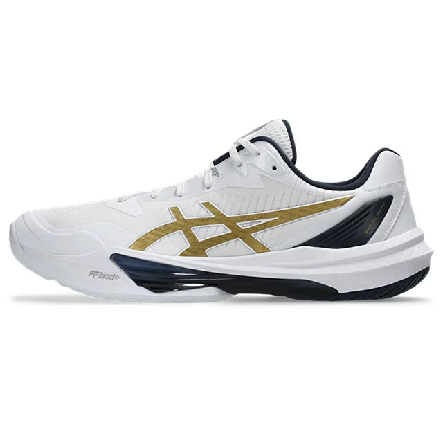 Asics - 1051A080 - SKY ELITE FF 3 - 101 WHITE/PURE GOLD - moški copat 2025