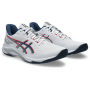 Asics - 1051A088 - NETBURNER BALLISTIC FF 4 - 101 WHITE/MAKO BLUE - moški copat 2026