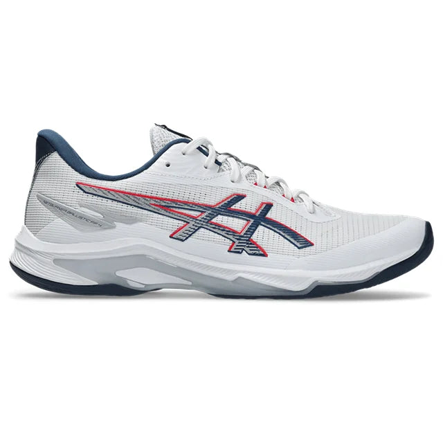 Asics - 1051A088 - NETBURNER BALLISTIC FF 4 - 101 WHITE/MAKO BLUE - moški copat 2026