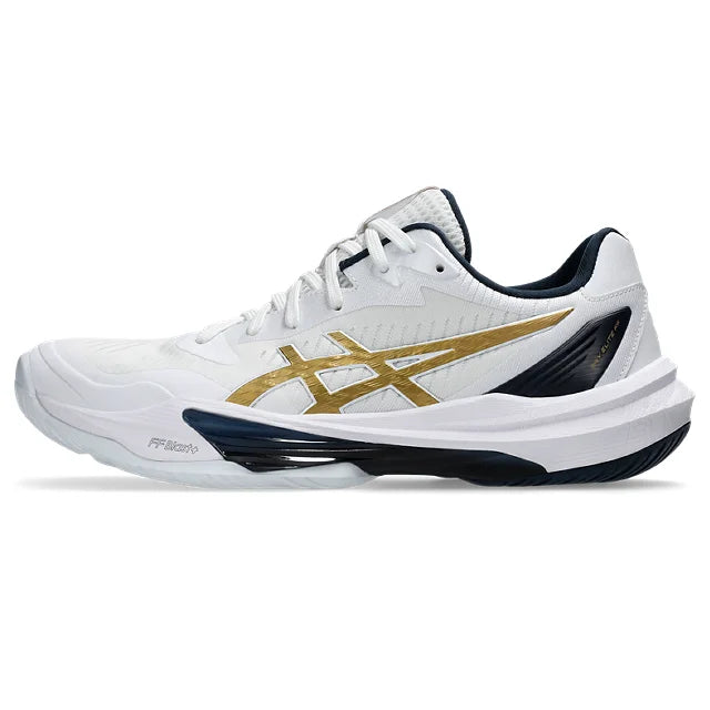 Asics - 1052A075 - SKY ELITE FF 3 - 102 WHITE/PURE GOLD - ženski copat 2025
