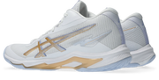 Asics - 1052A084 - NETBURNER BALLISTIC FF MT 4 - 102 WHITE/CHAMPAGNE - ženski copat 2026