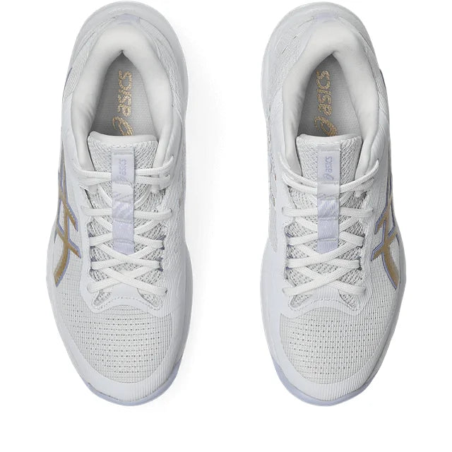 Asics - 1052A084 - NETBURNER BALLISTIC FF MT 4 - 102 WHITE/CHAMPAGNE - ženski copat 2026