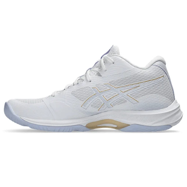 Asics - 1052A084 - NETBURNER BALLISTIC FF MT 4 - 102 WHITE/CHAMPAGNE - ženski copat 2026