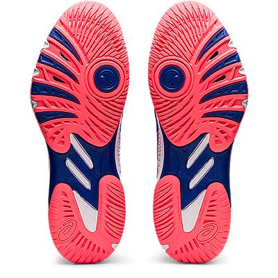Asics - 1052A034 - NETBURNER BALLISTIC FF MT 2 - 407 LAPIS LAZULI BLUE/BLAZING CORAL - ženski copat 2022