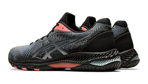 Asics - 1052A050 - NETBURNER BALLISTIC FF 2 L.E. - 010 BLACK/SUNRISE RED - ženski copat 2021