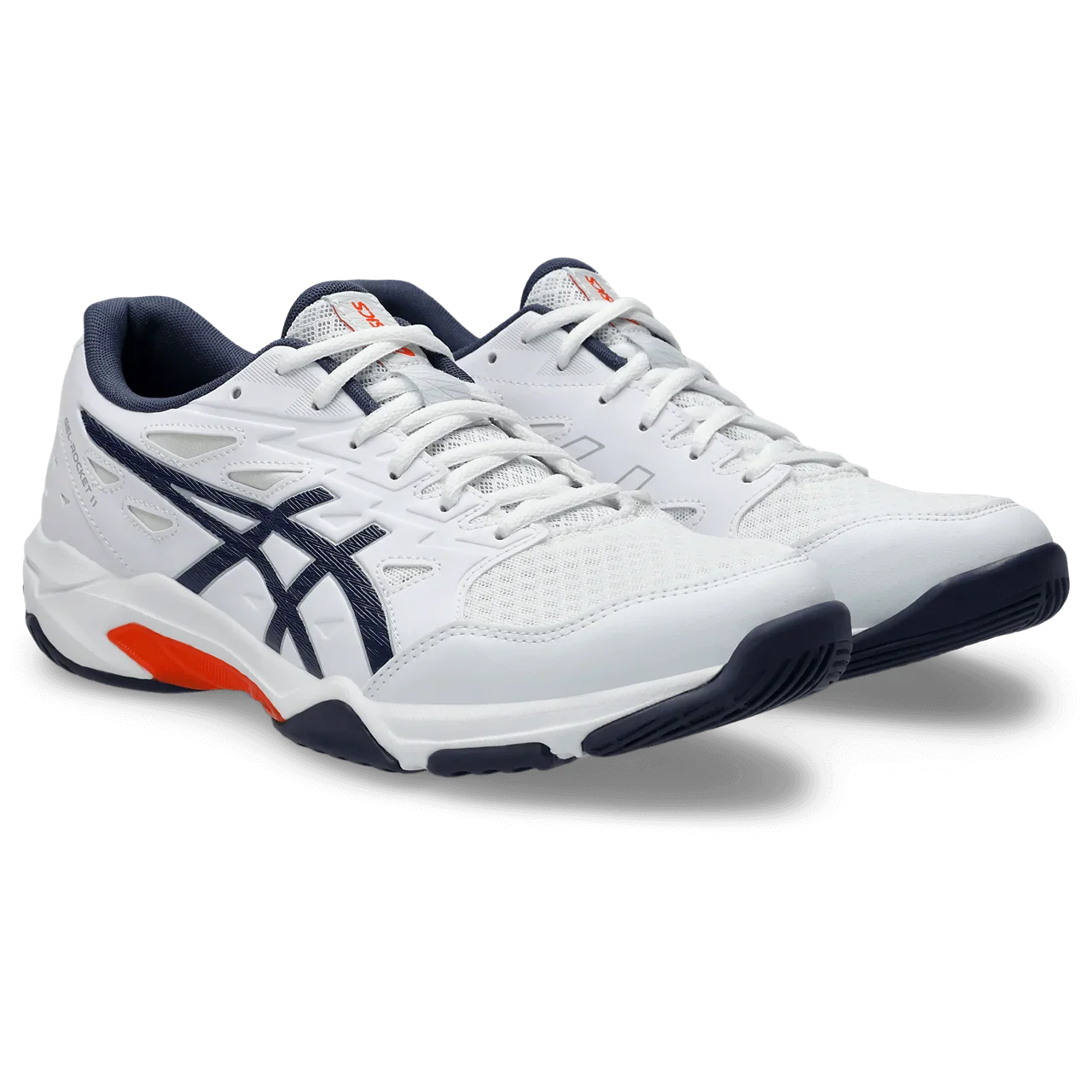 Asics - 1071A091 - GEL-ROCKET 11 - 104 - WHITE/INDIGO FOG - moški odbojkarski copat 2025