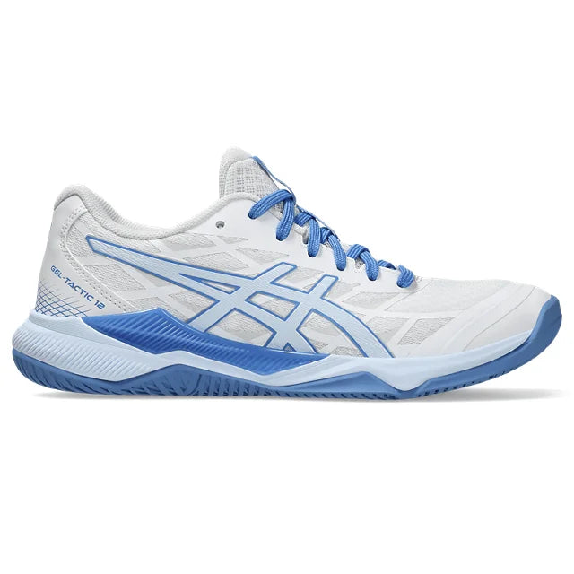Asics - 1072A092 - GEL-TACTIC 12 -  103 - WHITE/LIGHT BLUE - ženski copat 2025