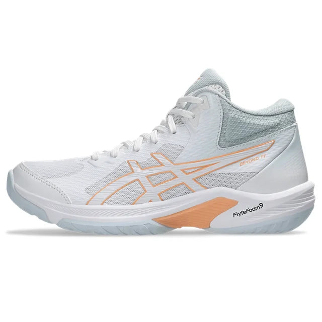 Asics - 1072A096 - BEYOND FF MT - 104 WHITE/BRIGHT SUNSTONE - ženski copat 2025 - b2b