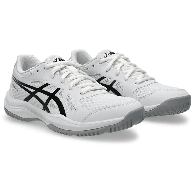 Asics - 1074A045 - UPCOURT 6 GS - 101 - WHITE/BLACK - otroški copat 2025