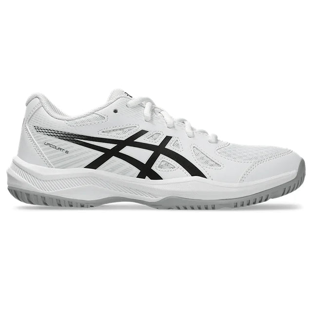 Asics - 1074A045 - UPCOURT 6 GS - 101 - WHITE/BLACK - otroški copat 2025