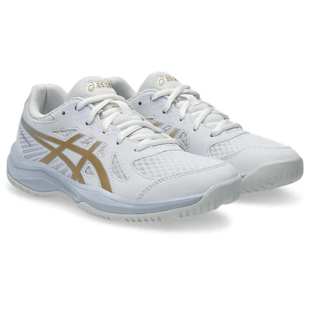 Asics - 1074A045 - UPCOURT 6 GS - 103 - WHITE/CHAMPAGNE - otroški copat 2026