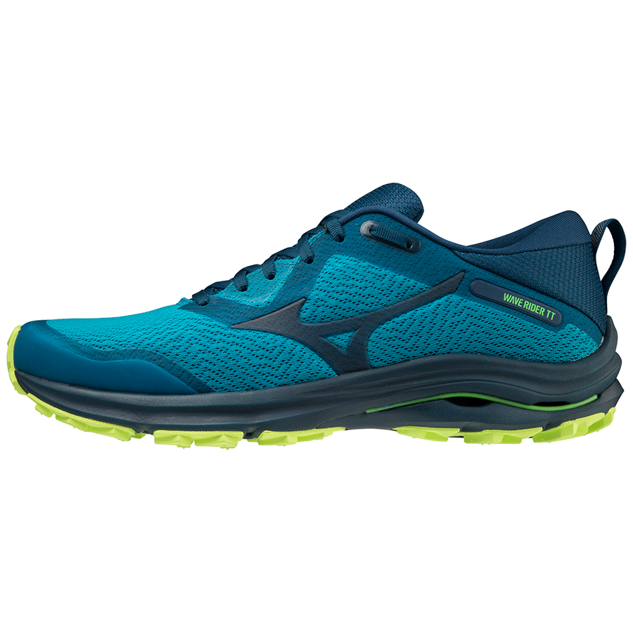 J1GC213284 - MIZUNO WAVE RIDER TT - unisex copat 2023 - turkizno modra