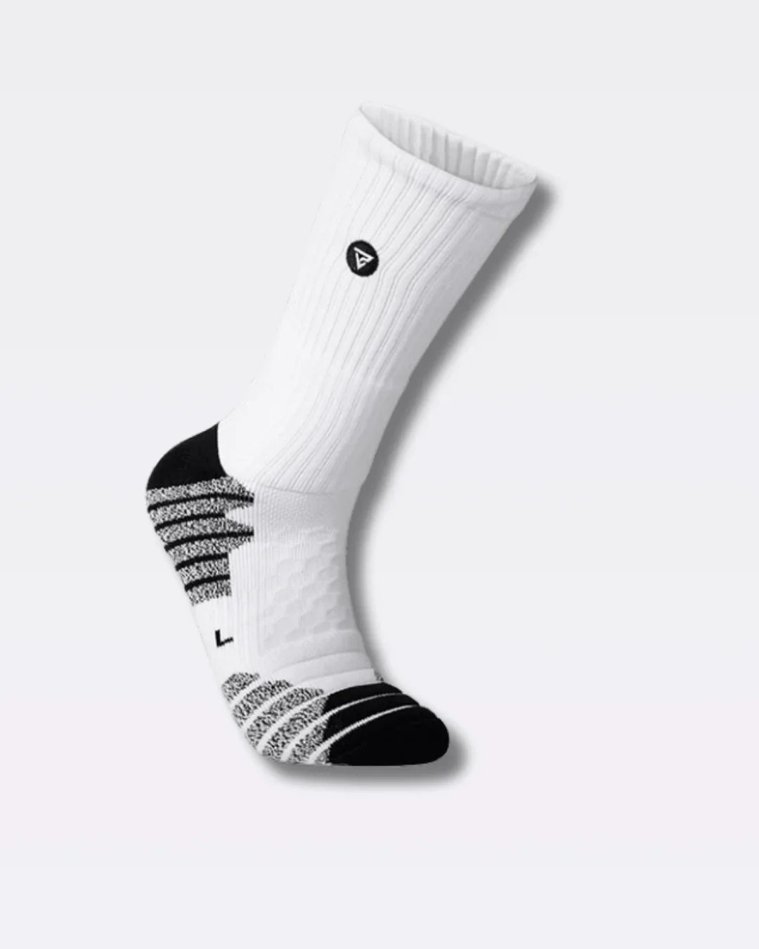 Visoke športne nogavice VincerePro, PERFORMANCE – Bele