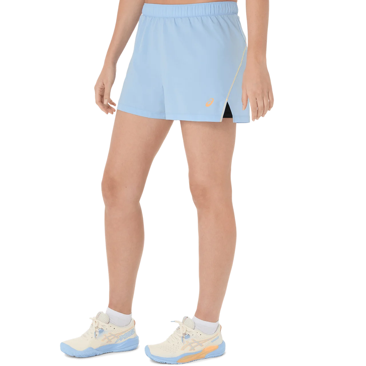 Asics - 2042A382 - PADEL COURT 2-N-1 SHORT - 400 STONE WASH/PERFORMANCE BLACK - ženske kratke hlače 2026