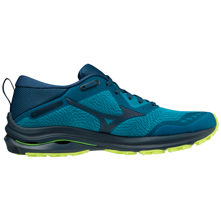 J1GC213284 - MIZUNO WAVE RIDER TT - unisex copat 2023 - turkizno modra