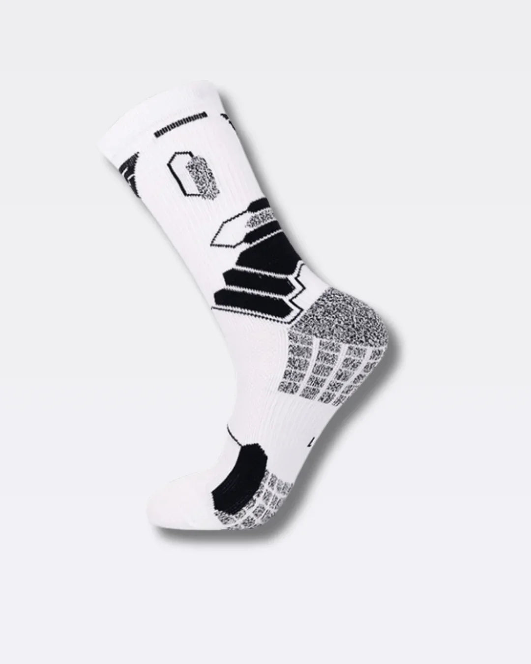 Protizdrsne športne nogavice VincerePro, PREMIUM GRIP – Bele