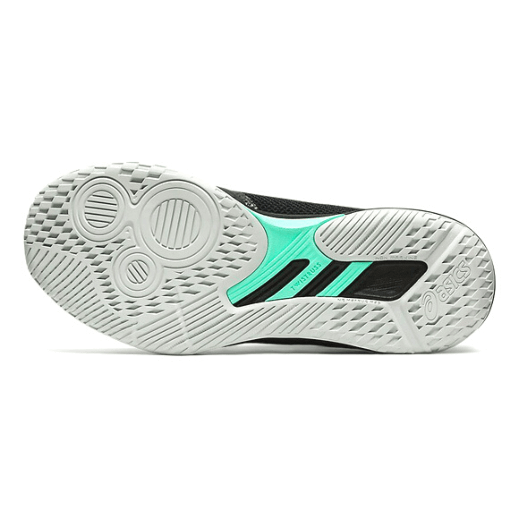 Asics - 1052A002 - NETBURNER BALLISTIC FF - 002 BLACK/PURE SILVER - ženski copat 2020
