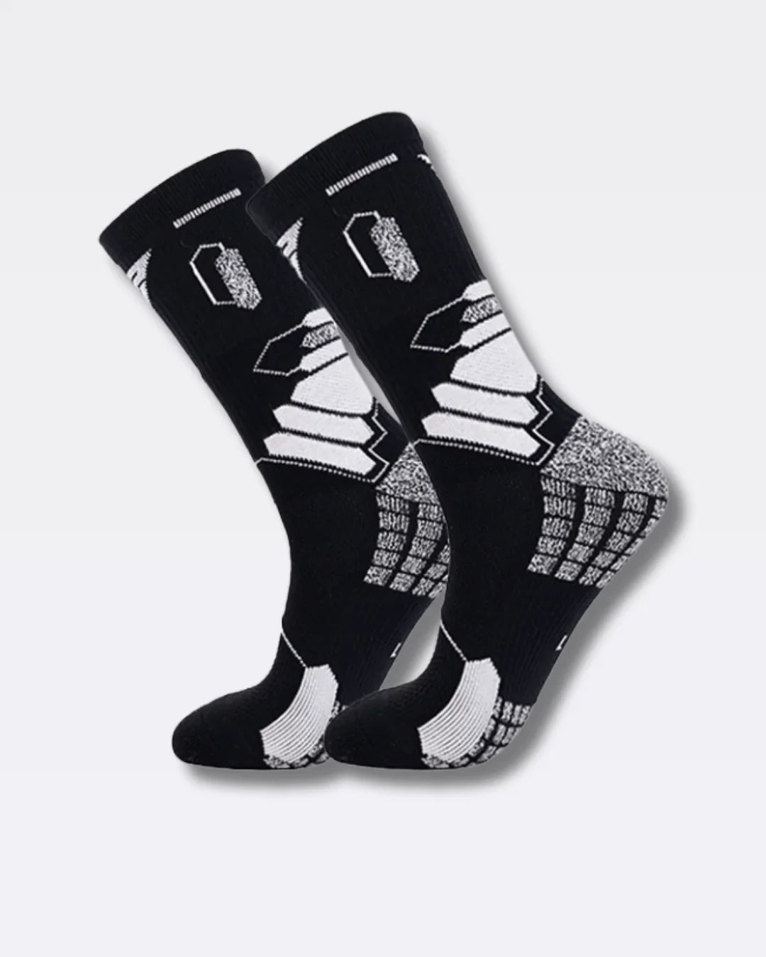 Protizdrsne športne nogavice VincerePro, PREMIUM GRIP – Črne