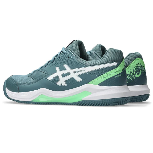 Asics - 1041A414 - GEL-DEDICATE 8 PADEL - 301 MISTY PINE/WHITE - moški copat 2026