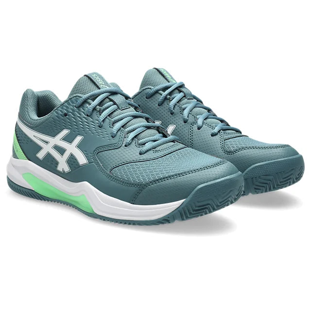 Asics - 1041A414 - GEL-DEDICATE 8 PADEL - 301 MISTY PINE/WHITE - moški copat 2026
