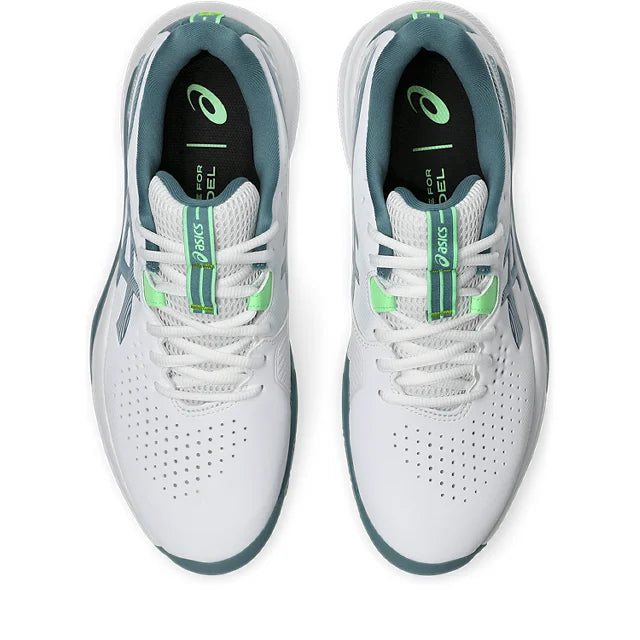 Asics - 1041A511 - GEL-CHALLENGER 15 PADEL - 101 WHITE/MISTY PINE - moški copat 2026