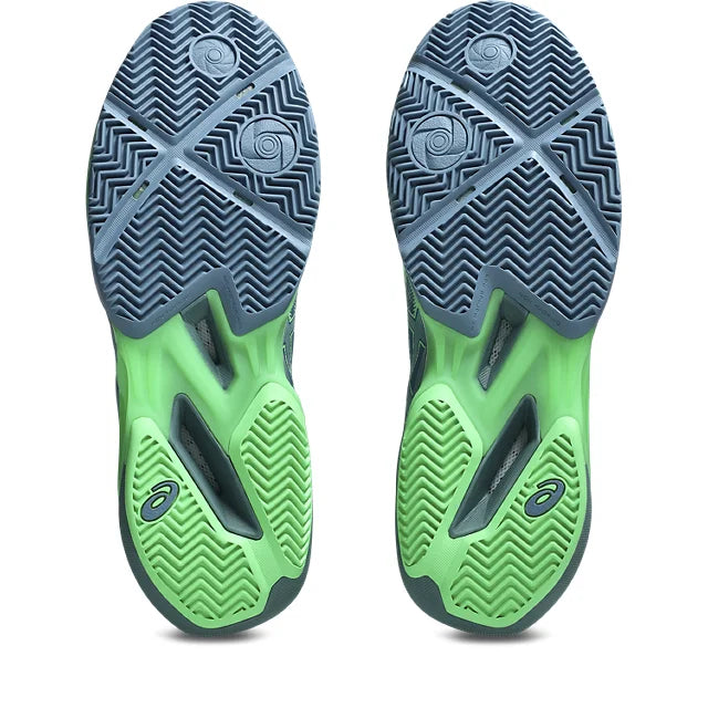 Asics - 1041A538 - SONICSMASH FF PADEL - 400 SABA BLUE/VITAL GREEN - moški copat 2026