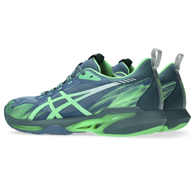 Asics - 1041A538 - SONICSMASH FF PADEL - 400 SABA BLUE/VITAL GREEN - moški copat 2026