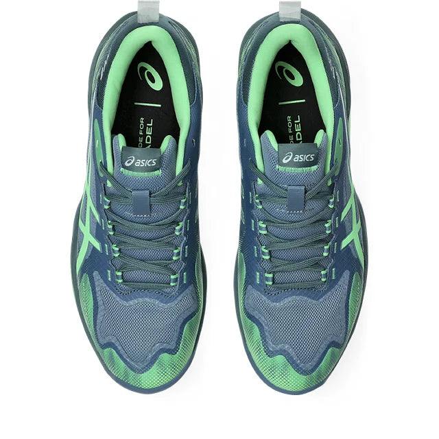 Asics - 1041A538 - SONICSMASH FF PADEL - 400 SABA BLUE/VITAL GREEN - moški copat 2026