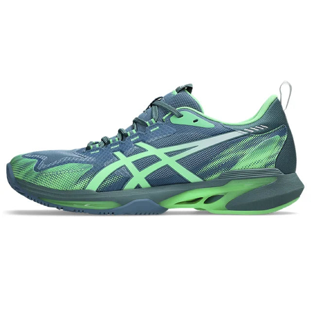 Asics - 1041A538 - SONICSMASH FF PADEL - 400 SABA BLUE/VITAL GREEN - moški copat 2026
