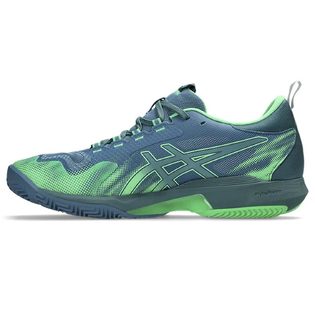 Asics - 1041A538 - SONICSMASH FF PADEL - 400 SABA BLUE/VITAL GREEN - moški copat 2026