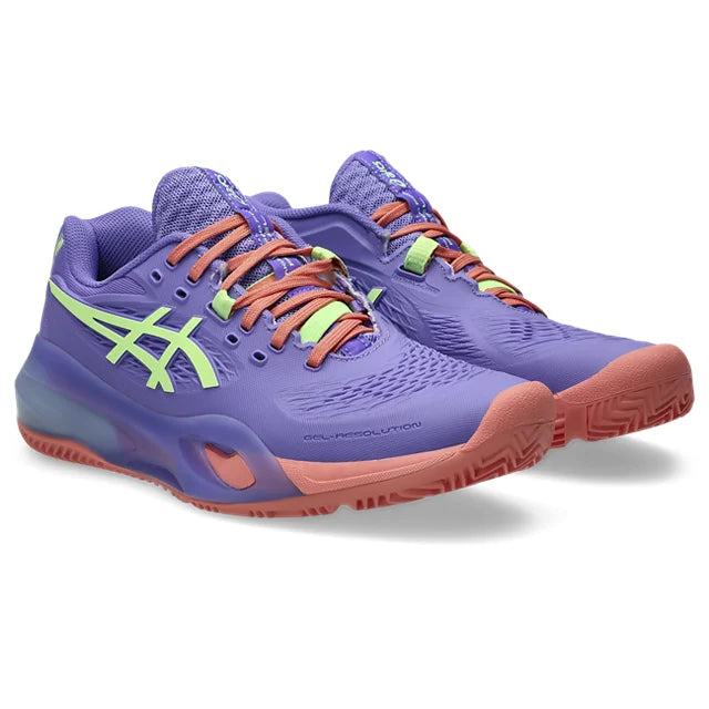Asics - 1042A285 - GEL-RESOLUTION X PADEL - 501 AMETHYST/ILLUMINATE GREEN - ženski copat 2026