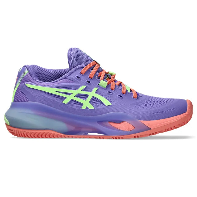Asics - 1042A285 - GEL-RESOLUTION X PADEL - 501 AMETHYST/ILLUMINATE GREEN - ženski copat 2026
