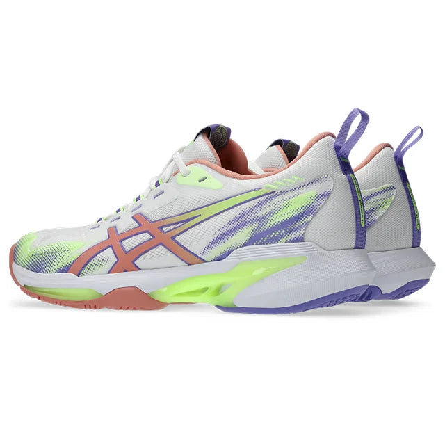 Asics - 1042A311 - SONICSMASH FF PADEL - 100 WHITE/GUAVA - ženski copat 2026