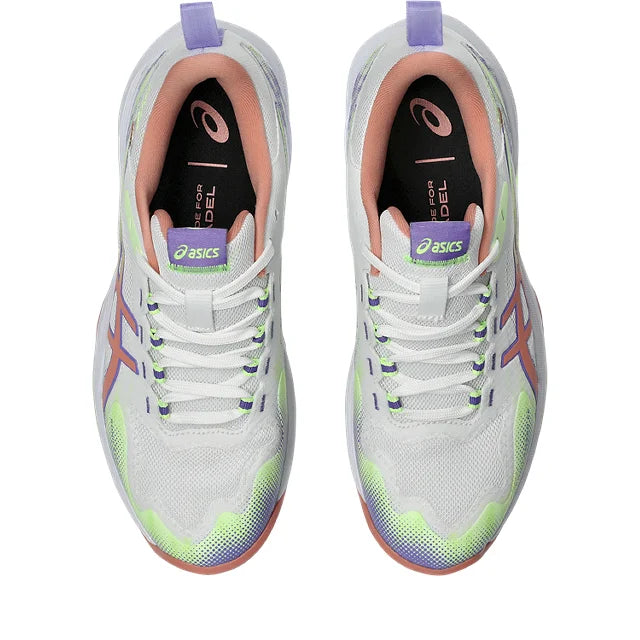 Asics - 1042A311 - SONICSMASH FF PADEL - 100 WHITE/GUAVA - ženski copat 2026