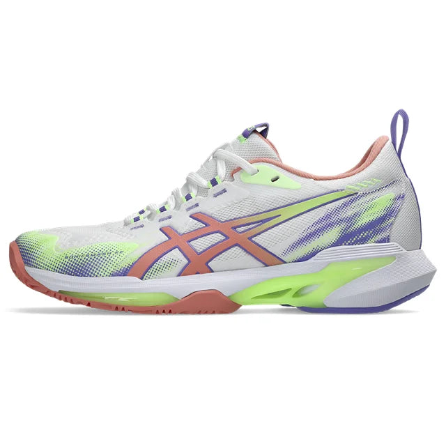Asics - 1042A311 - SONICSMASH FF PADEL - 100 WHITE/GUAVA - ženski copat 2026