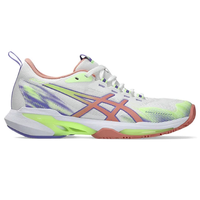 Asics - 1042A311 - SONICSMASH FF PADEL - 100 WHITE/GUAVA - ženski copat 2026