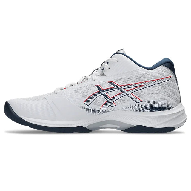 Asics - 1051A090 - NETBURNER BALLISTIC FF MT 4 - 101 WHITE/MAKO BLUE - moški copat 2026