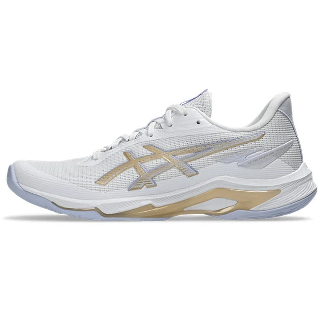 Asics - 1052A083 - NETBURNER BALLISTIC FF 4 - 102 WHITE/CHAMPAGNE - ženski copat 2026