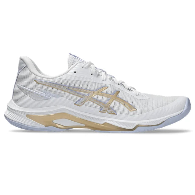 Asics - 1052A083 - NETBURNER BALLISTIC FF 4 - 102 WHITE/CHAMPAGNE - ženski copat 2026