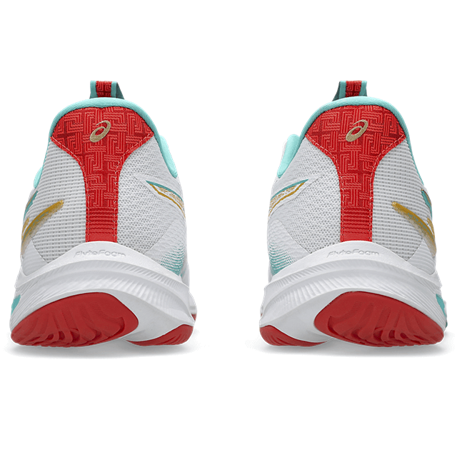Asics - 1052A090 - NETBURNER BALLISTIC FF 4 - 960 - WHITE/SEA GLASS - ženski copat 2026