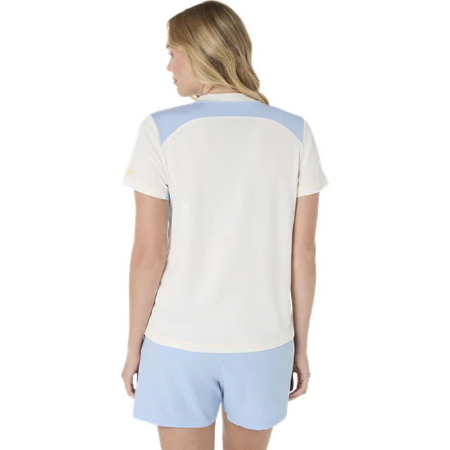 Asics - 2042A380 - PADEL COURT SS TOP - 100 CREAM/STONE WASH - ženska kratka majica 2026