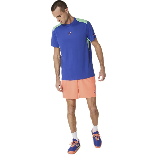 Asics - 2041A349 - PADEL COURT SS TOP - 402 DARK COBALT/MENTHOL - moška kratka majica 2026