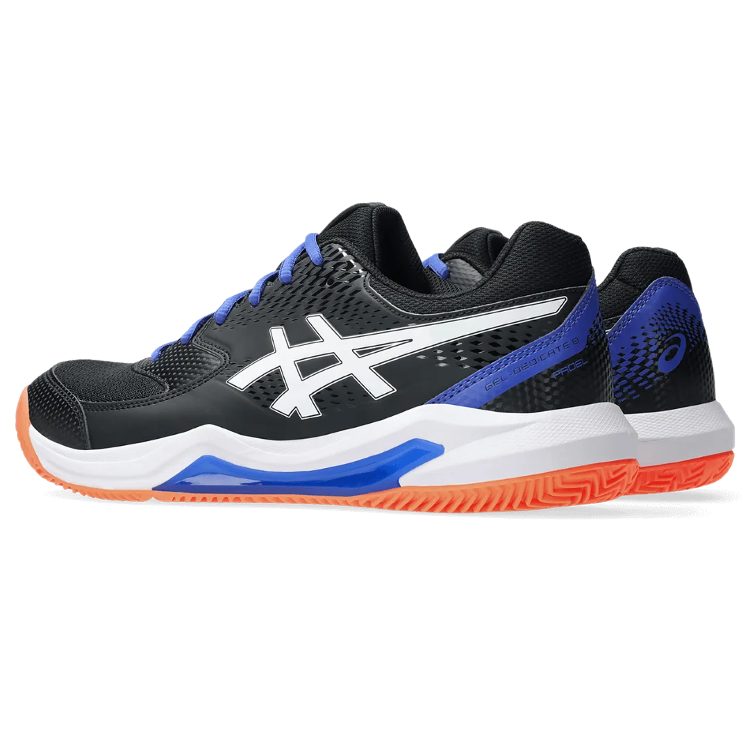 Asics - 1041A414 - GEL-DEDICATE 8 PADEL - 002 BLACK/WHITE - moški copat 2026