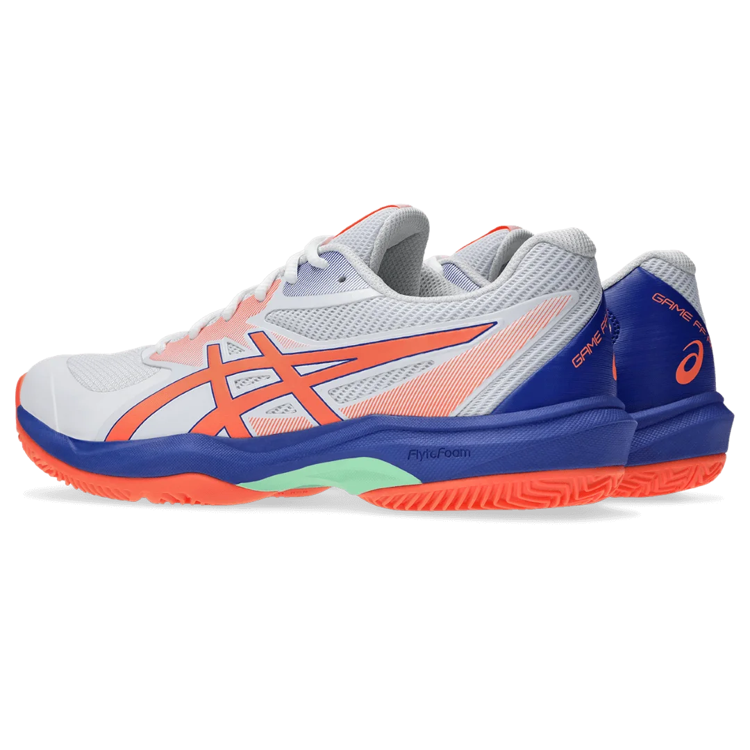 Asics - 1041A493 - GAME FF PADEL - 100 WHITE/VIVID CORAL - moški copat 2026