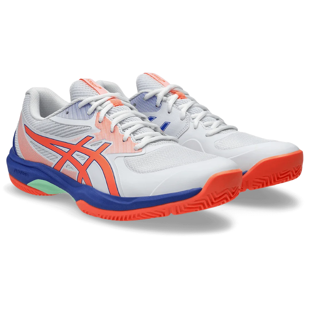 Asics - 1041A493 - GAME FF PADEL - 100 WHITE/VIVID CORAL - moški copat 2026