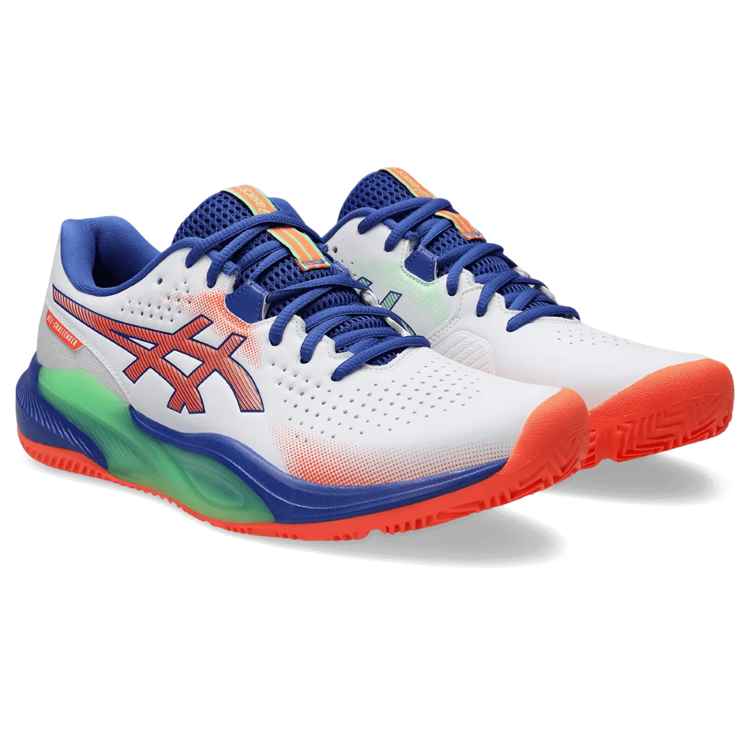 Asics - 1041A511 - GEL-CHALLENGER 15 PADEL - 100 WHITE/VIVID CORAL - moški copat 2026