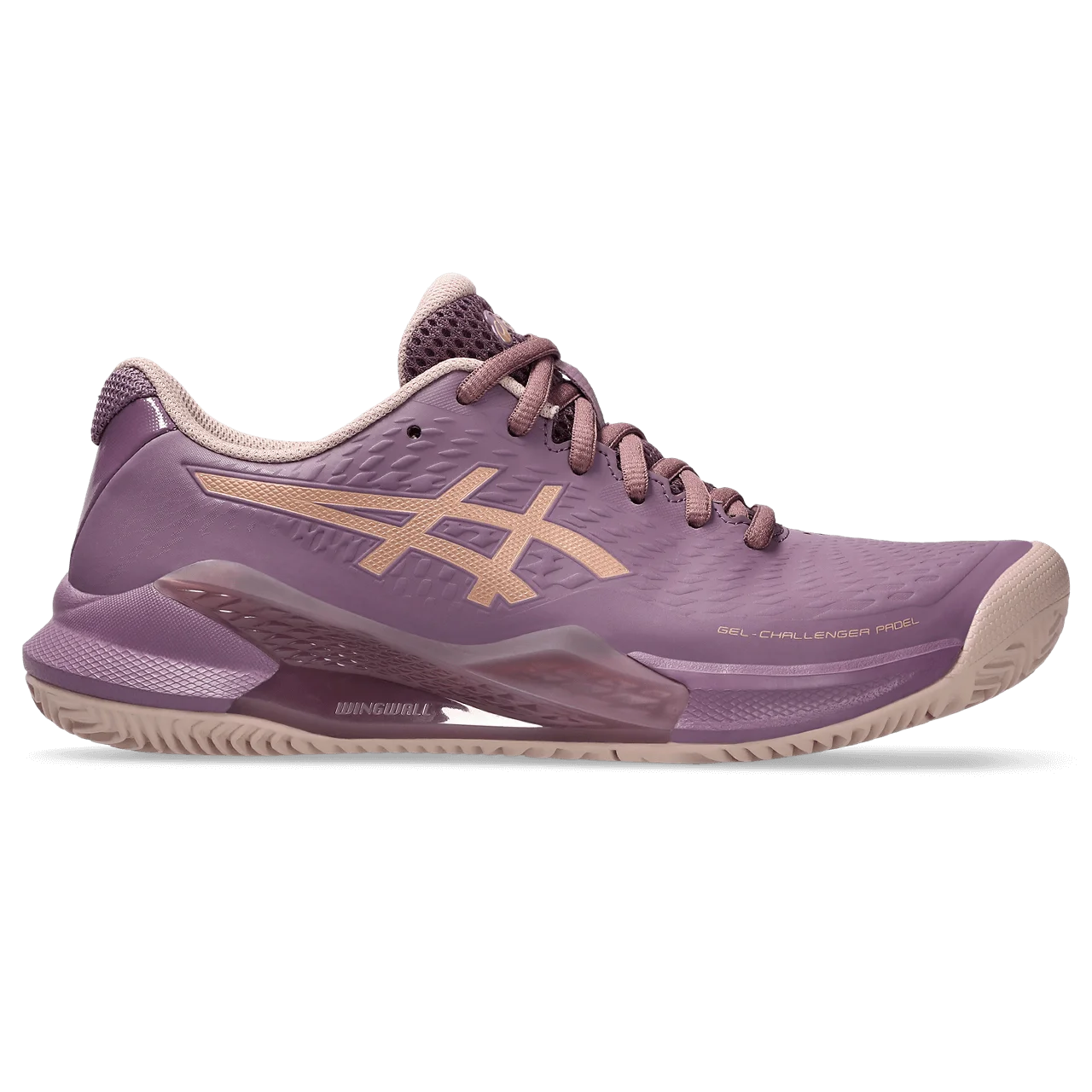 Asics - 1042A232 - GEL-CHALLENGER 14 PADEL - 500 DARK UBE/ROSE GOLD - ženski copat 2026