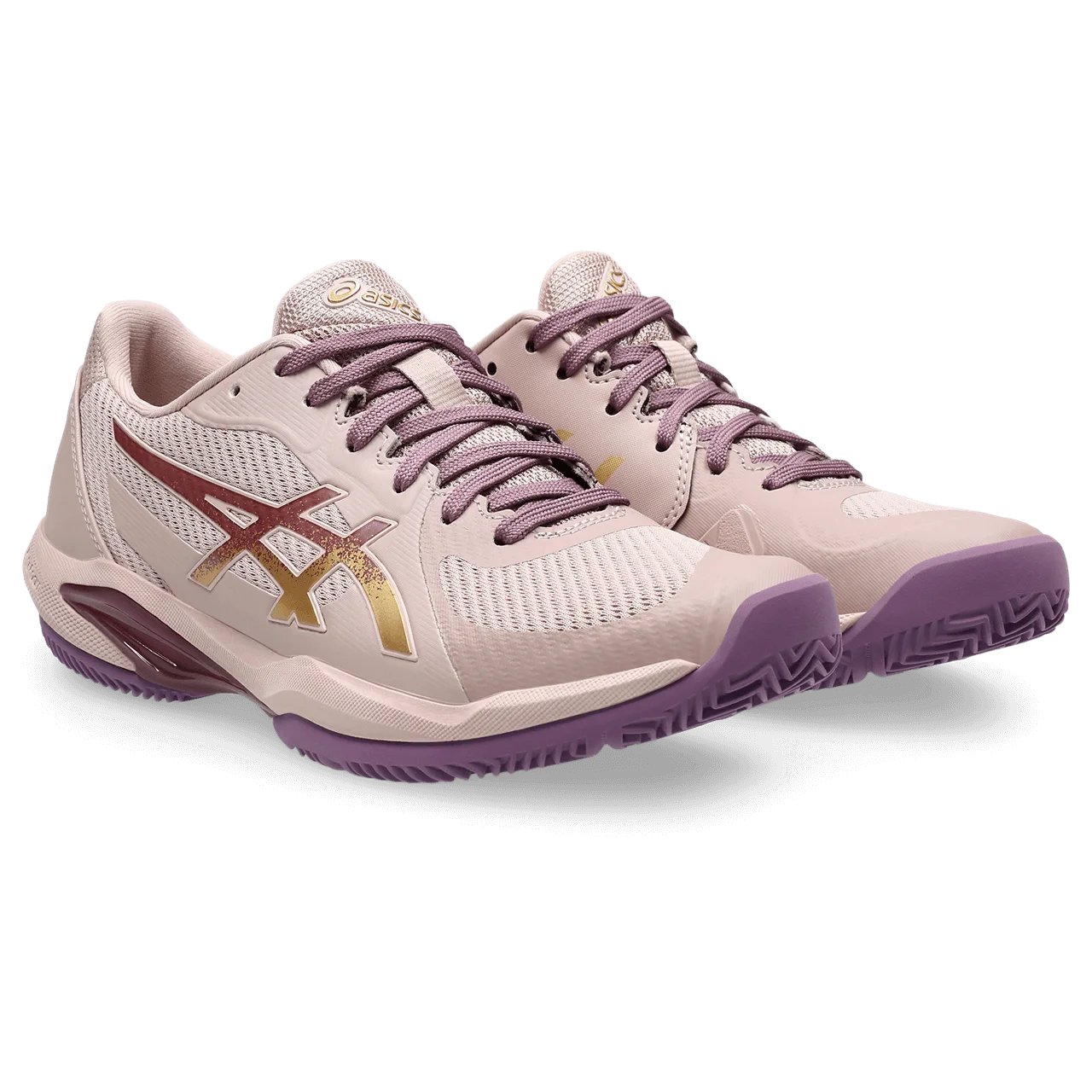 Asics - 1042A264 - SOLUTION SWIFT FF 2 PADEL - 700 NEUTRAL PINK/PURE GOLD - ženski copat 2026