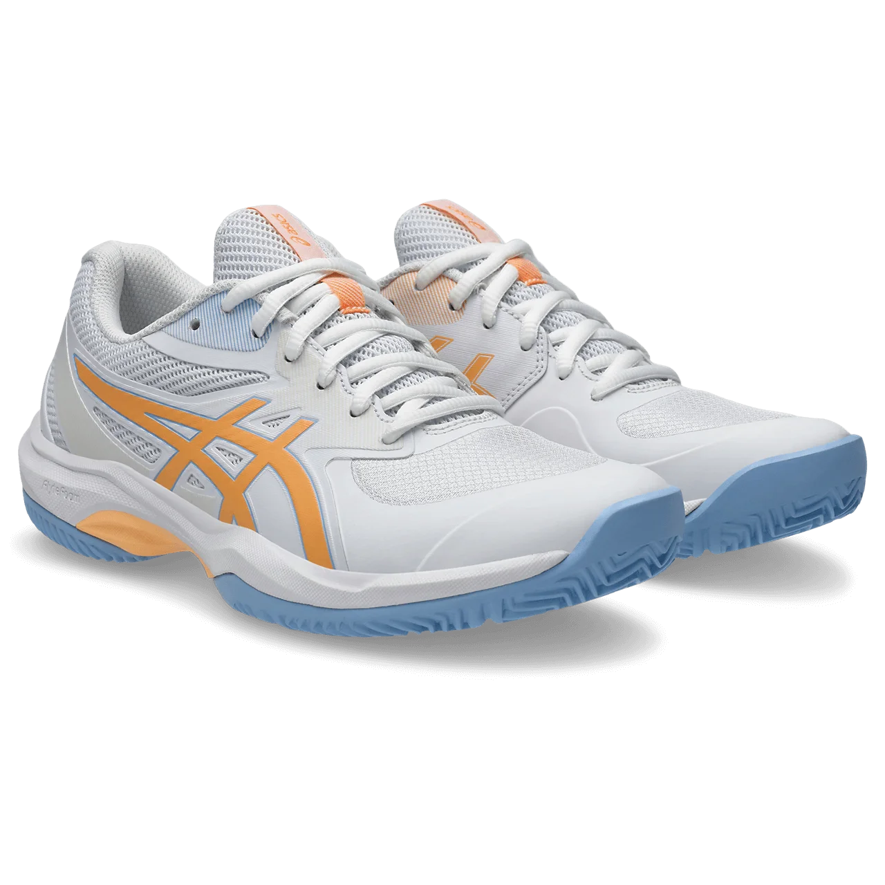 Asics - 1042A286 - GAME FF PADEL - 101 WHITE/ORANGE GLOW - ženski copat 2026