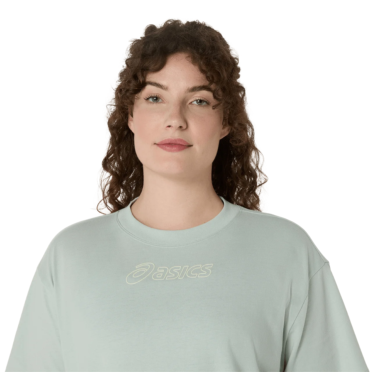 Asics - 2032C843 - ASICS LOGO TEE - 300 LICHEN ROCK - ženska kratka majica 2026